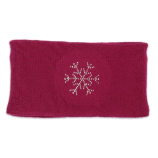 Dámská čelenka s vločkou z kamínků